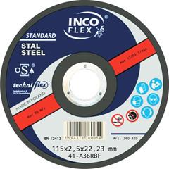 Tarcza INCOFLEX Standard STAL 41-115x2,5x22,23 A36R BF80