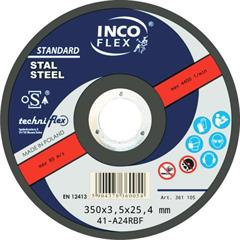 Tarcza INCOFLEX Standard STAL 41-350x3,5x25,4 A24R BF80