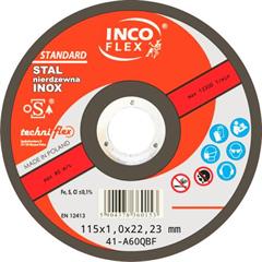 Tarcza INCOFLEX Standard INOX 41-115x1,0x22,23 A60Q BF80