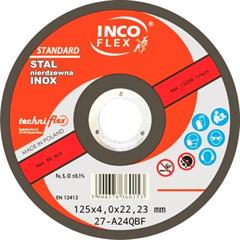 Tarcza INCOFLEX Standard INOX 27-125x4,0x22,23 A24Q BF80