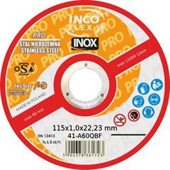 Tarcza INCOFLEX Pro Inox 41-115x1,0x22,23 A60Q BF80