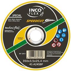 Tarcza INCOFLEX Special SPEEDCUT 41-350x3,5x25,4 A24S BF100