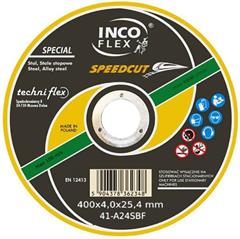 Tarcza INCOFLEX Special SPEEDCUT 41-400x4,0x25,4 A24S BF100